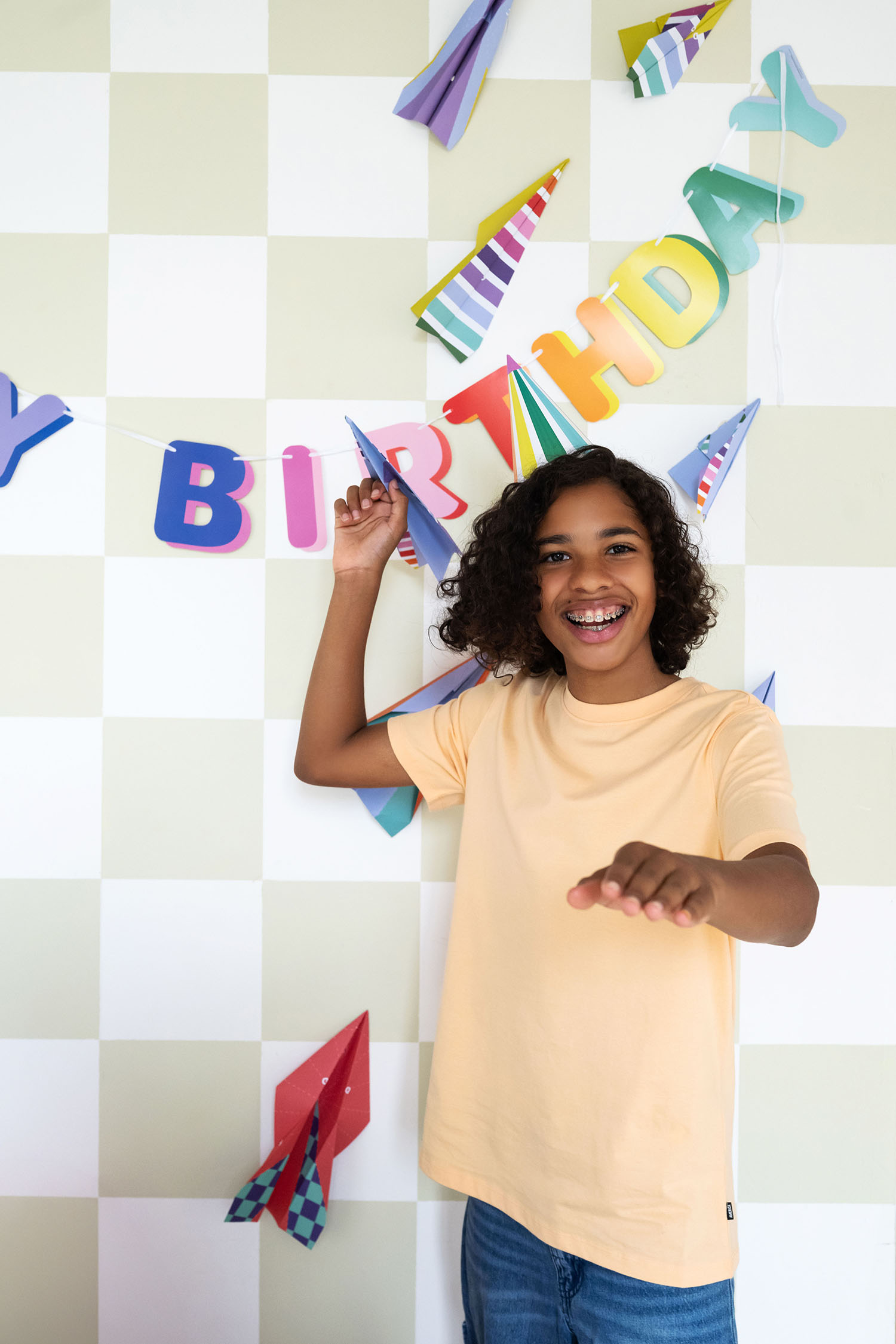 Produktbild 3 von Buchstabengirlande - "HAPPY BIRTHDAY" - 1,7 m