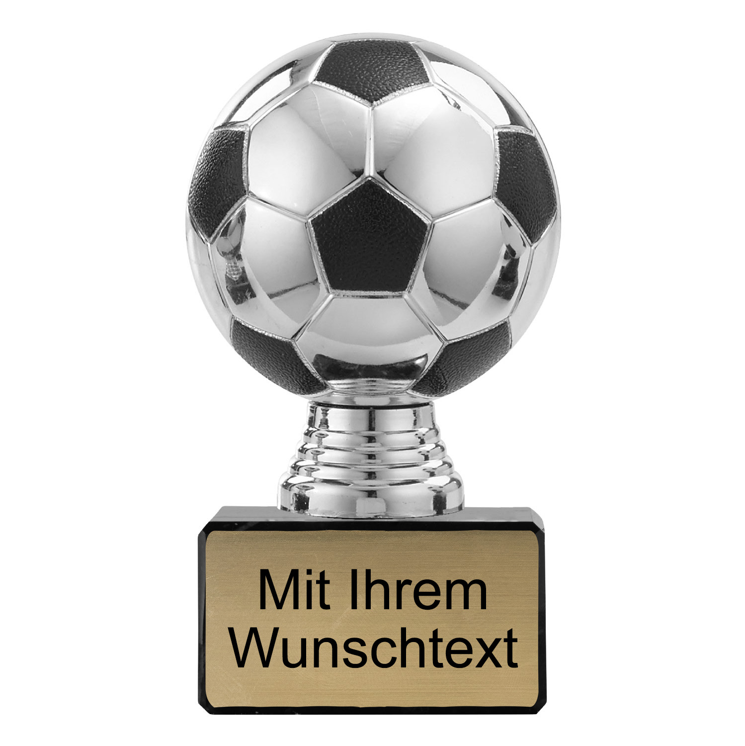 Produktbild von Ballpokal "Fußball" PF300.3 silber/schwarz