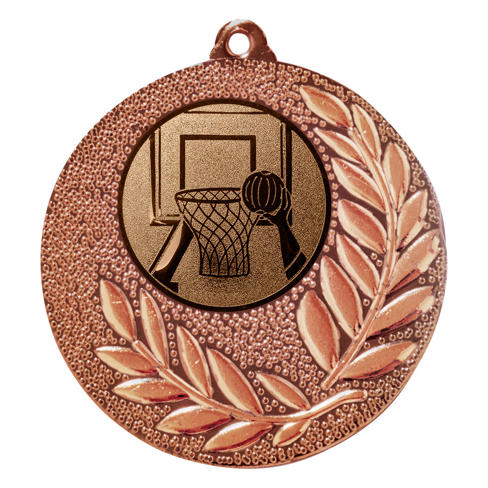Produktbild von Medaille "Gladiolen" Ø 50 mm inkl. Wunschemblem und Kordel