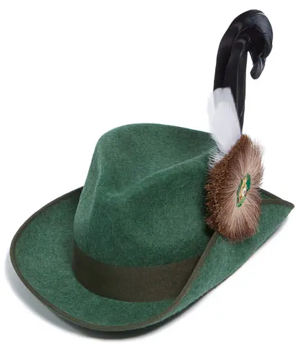 Schützenhut mit Schützenfeder