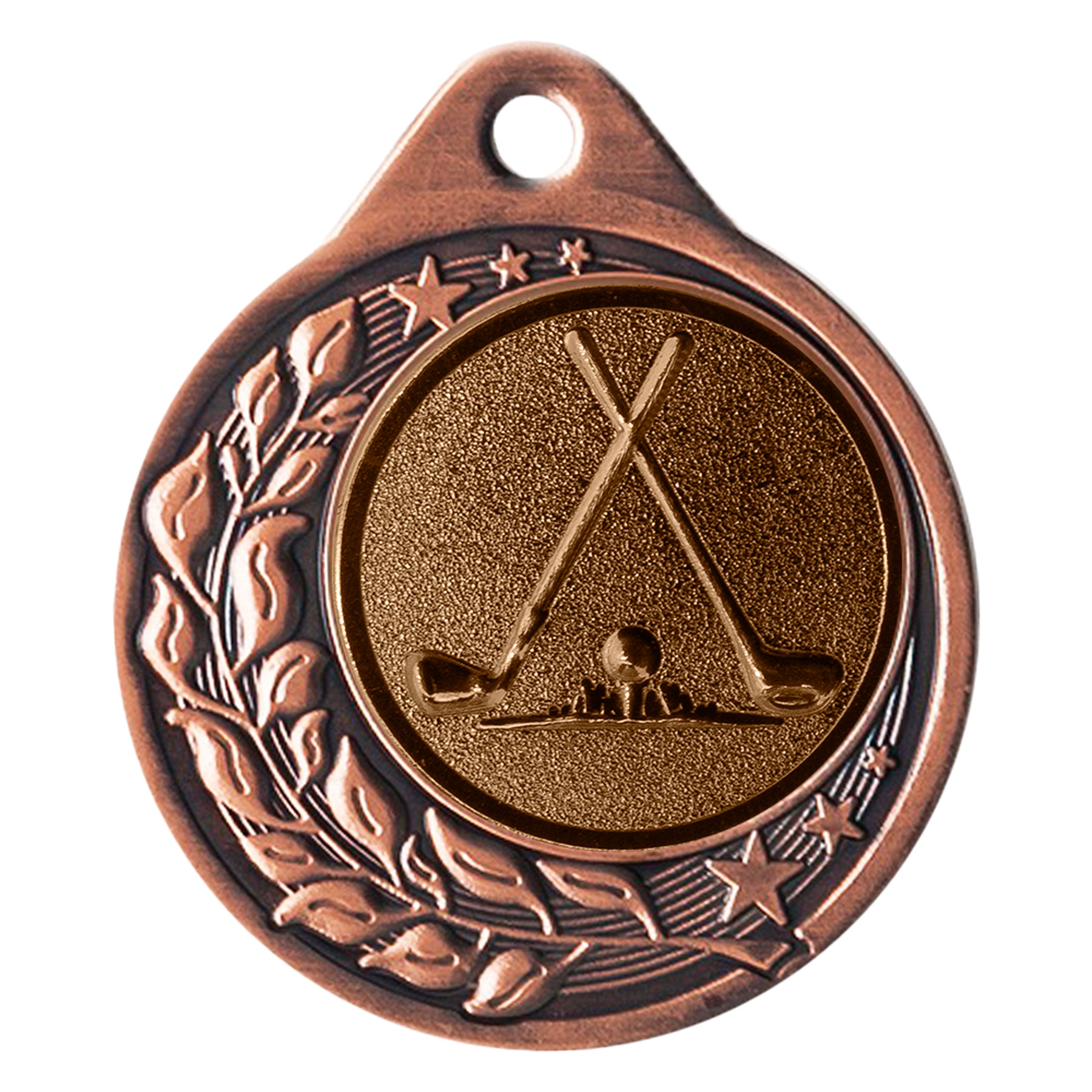 Produktbild von Golf-Medaille "Anemonen" Ø 40 mm inkl. Kordel