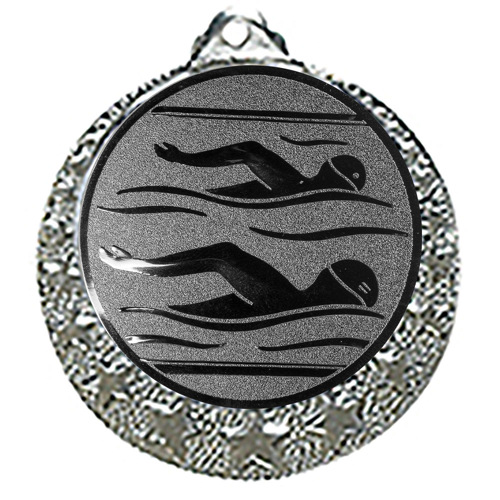 Produktbild von Schwimm Medaille "Brixia" Ø 32mm mit Emblem und Band