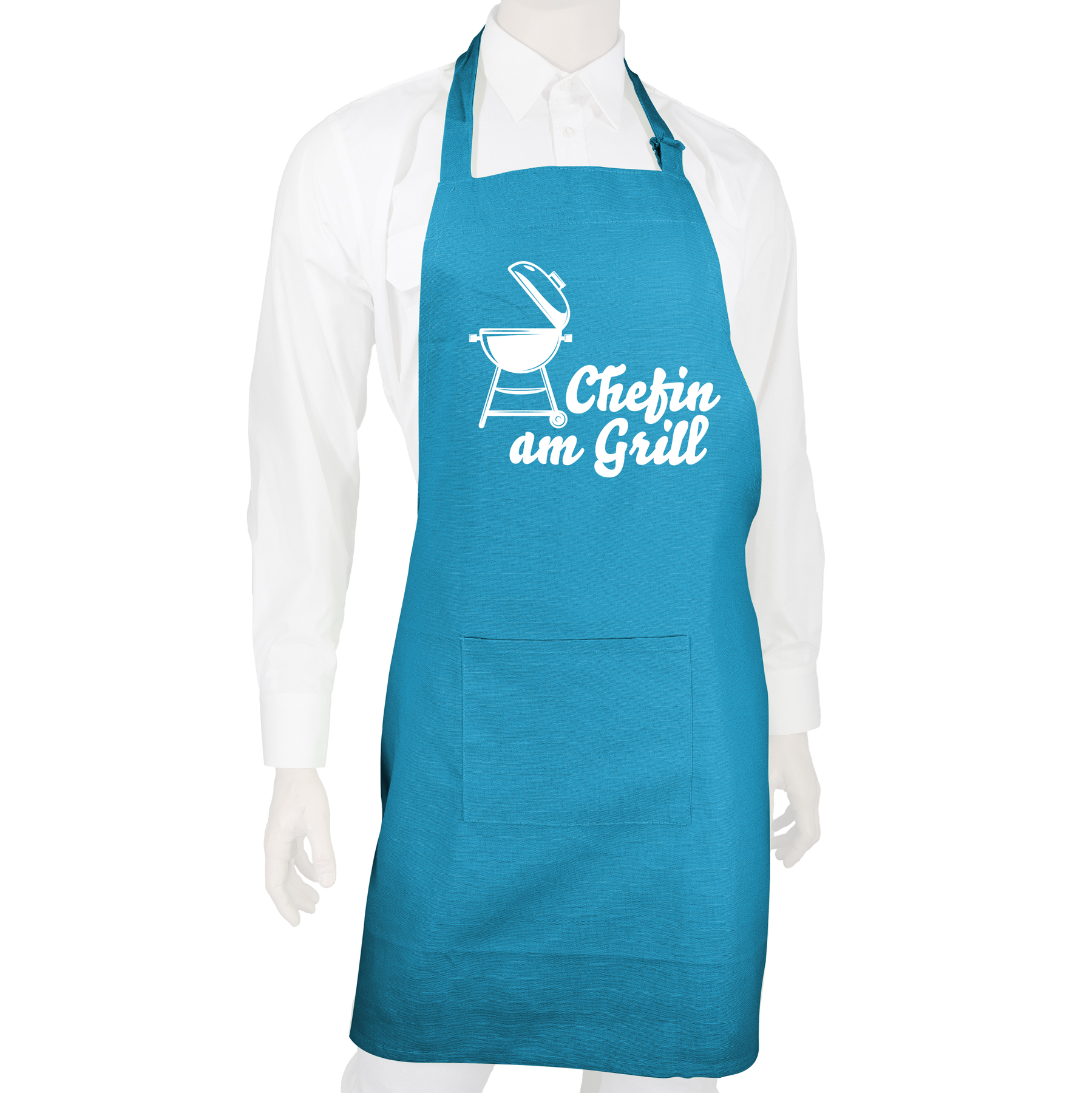 Hauptproduktbild von Grillschürze Kochschürze "Chefin am Grill"