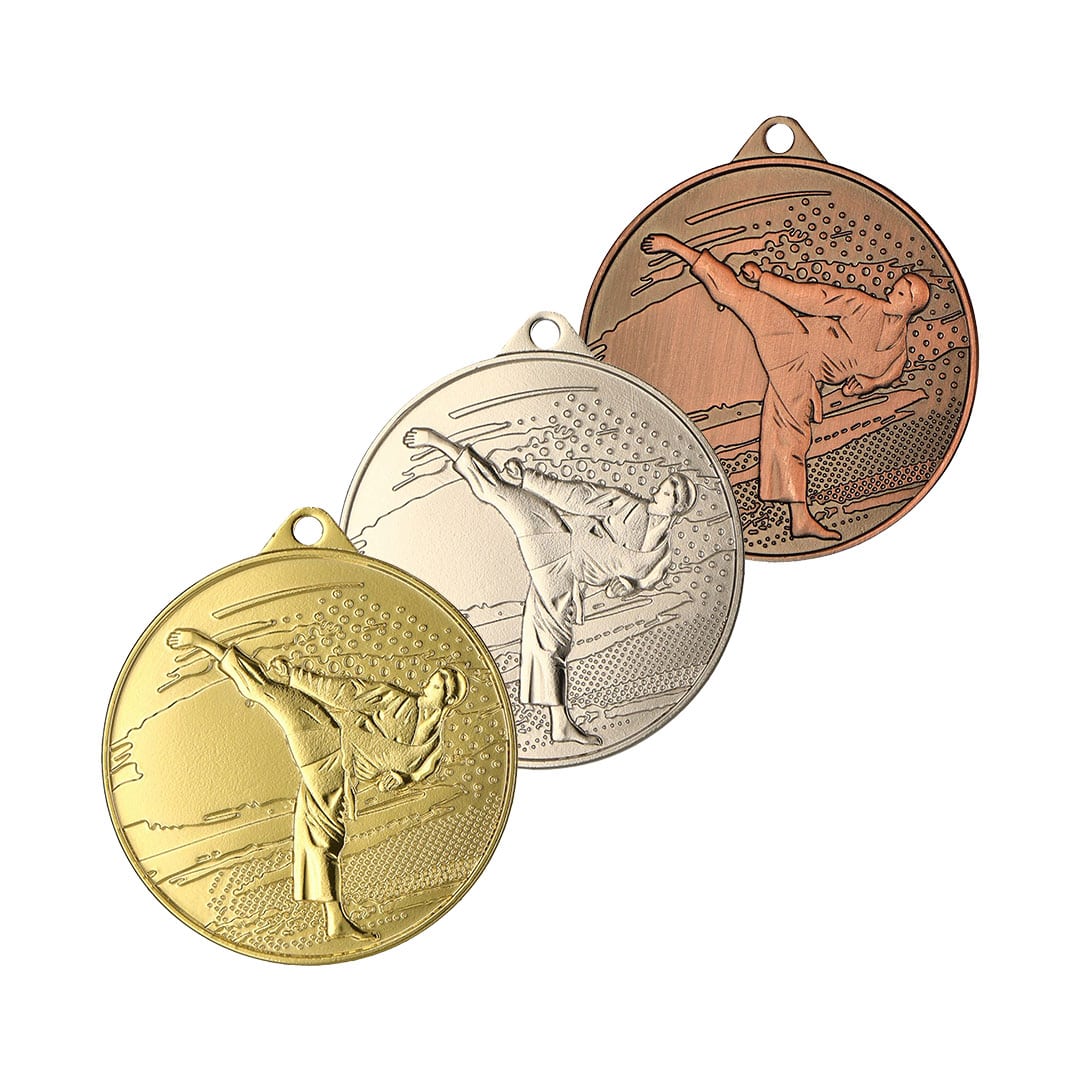 Produktbild von Karatemedaille "Gavia" Ø 45 mm inkl. Kordel