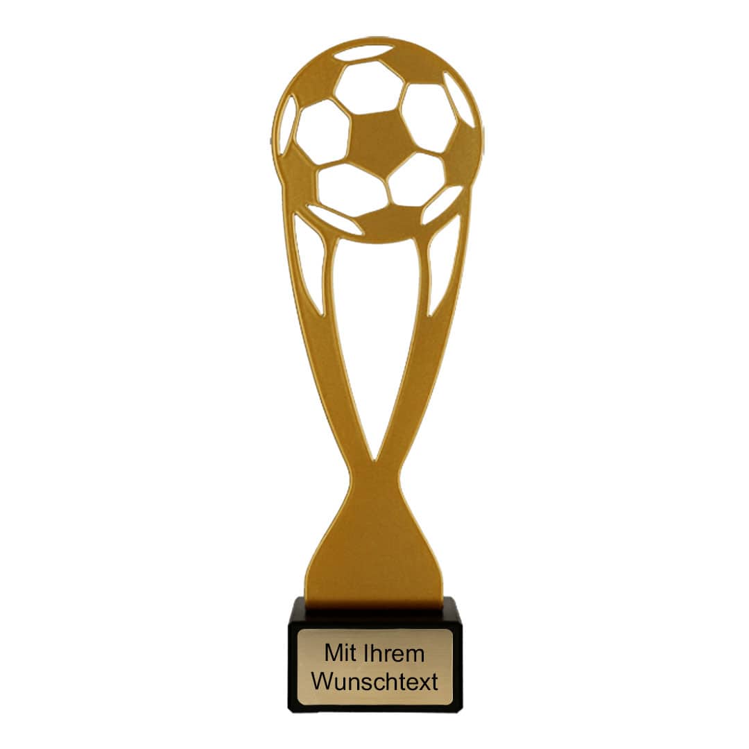 Produktbild von Metalltrophäe Fußball "Foidit"