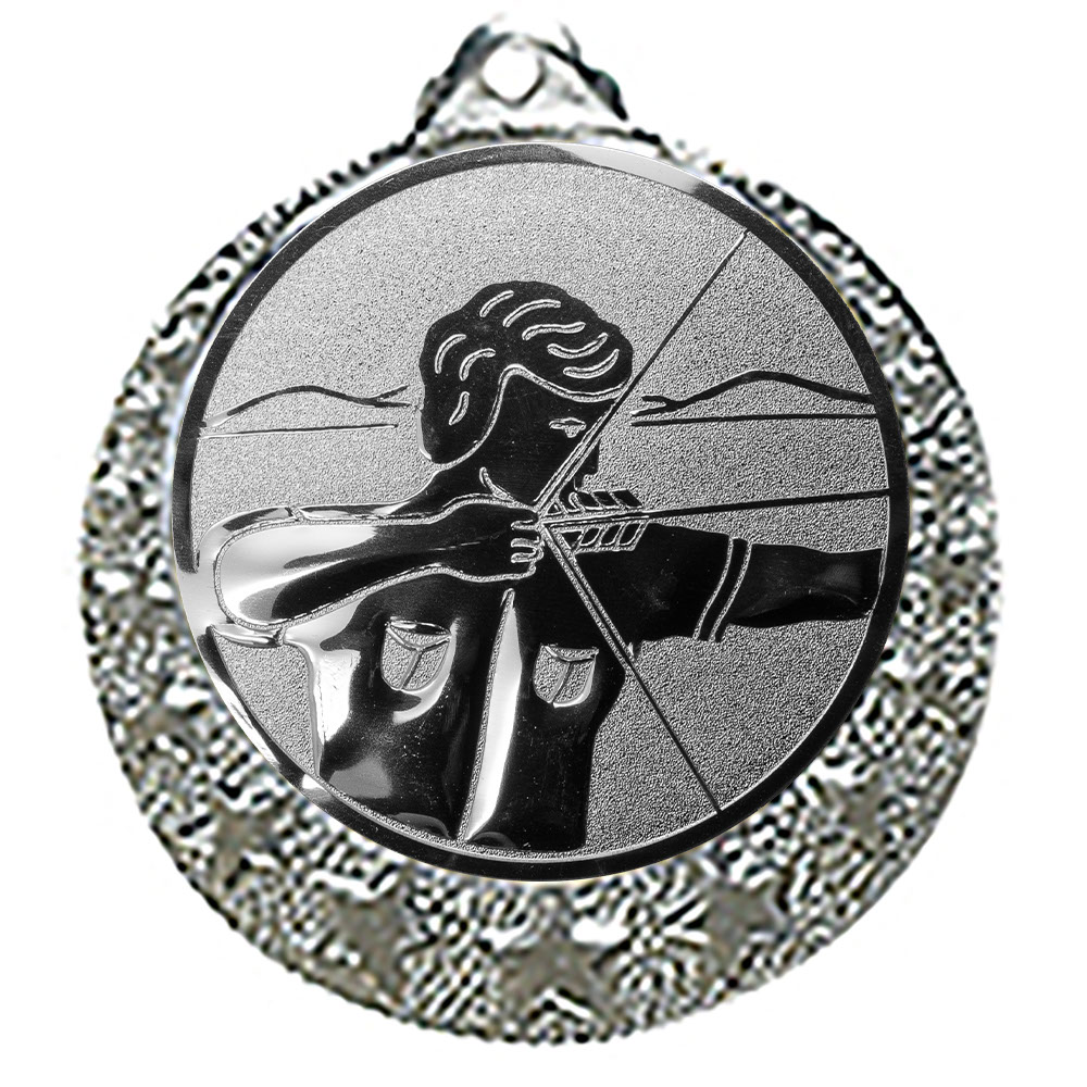 Produktbild von Bogenschützen Medaille "Brixia" Ø 32mm mit Wunschemblem und Band