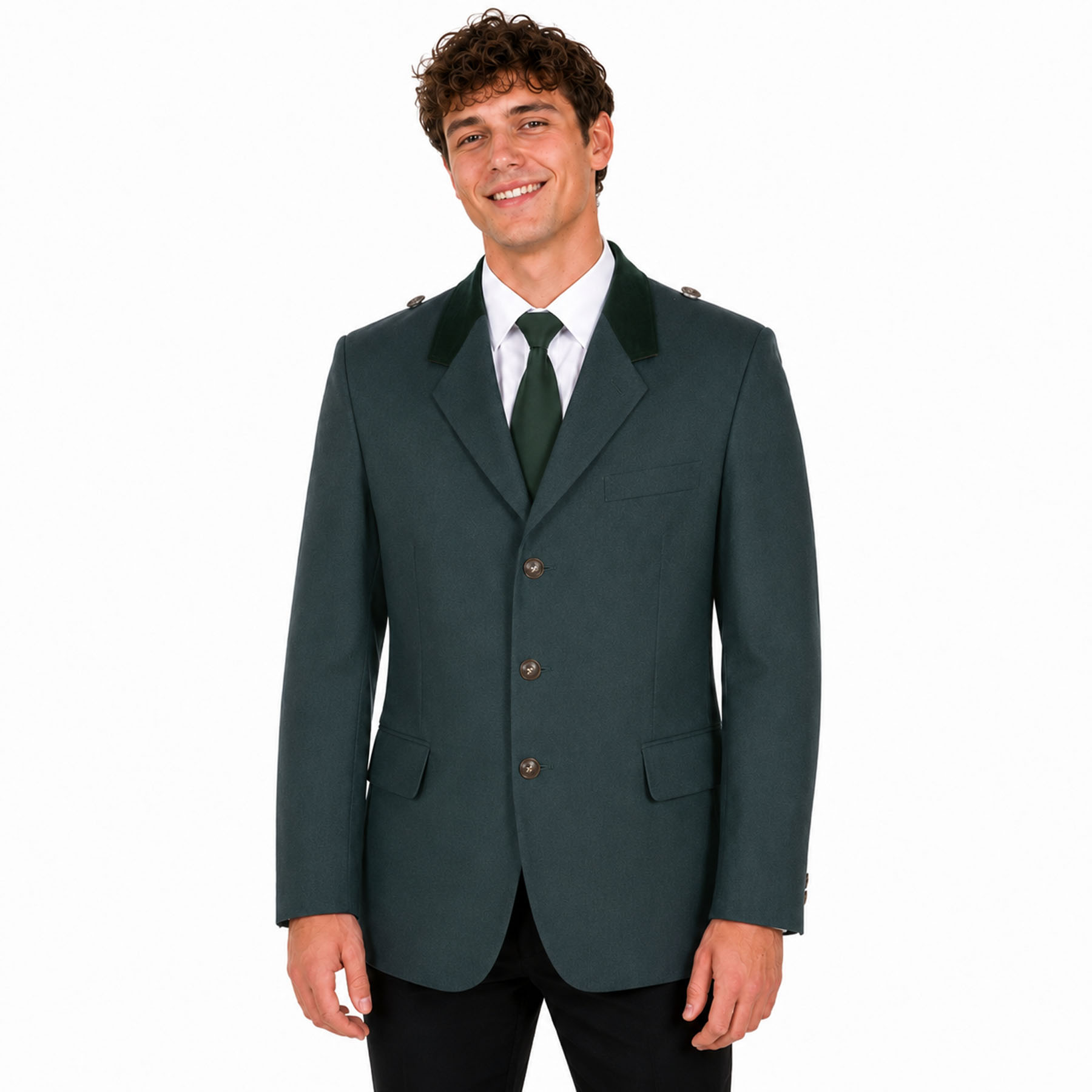 Produktbild von Schützenjacke Hubertus mit Brusttasche oliv
