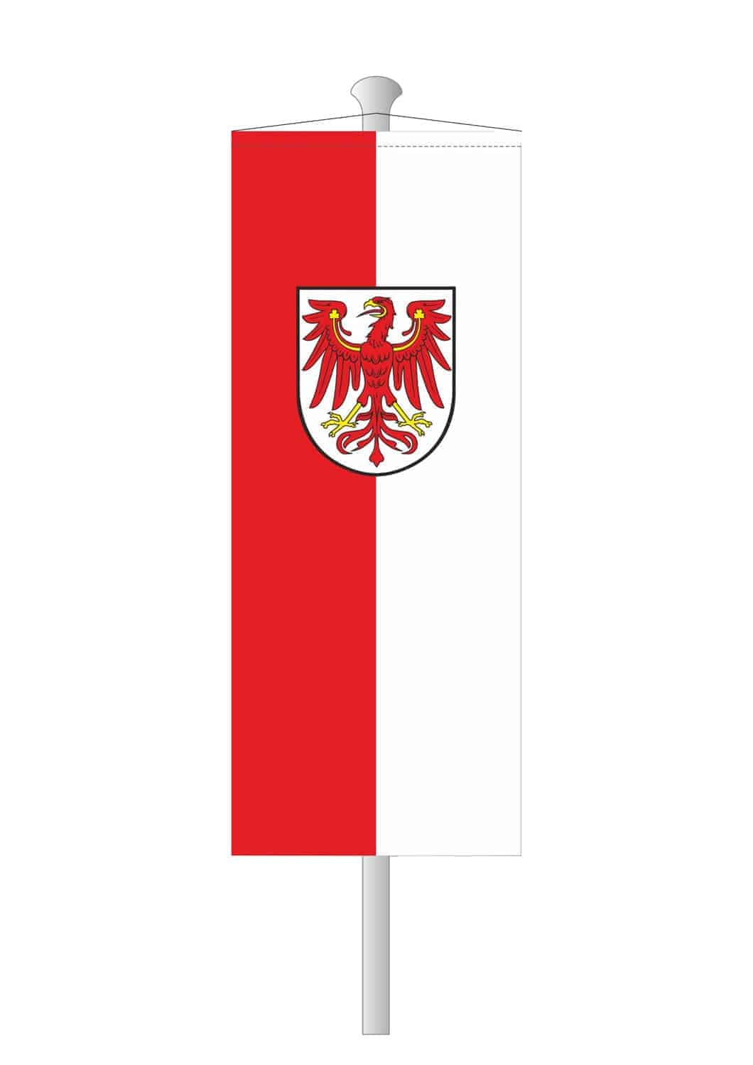 Produktbild 2 von Brandenburg-Bannerfahne mit Wappen