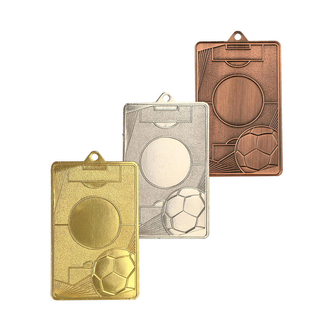 Produktbild von Fußballmedaille "Fruchtschiefer" inkl. Kordel