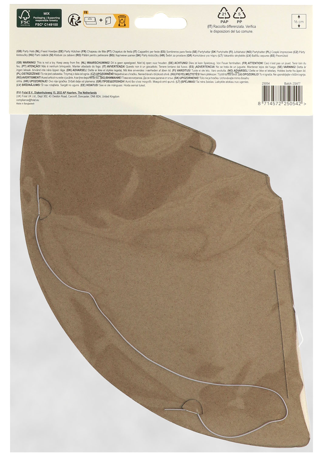 Produktbild 5 von Partyhütchen - "Happy Birthday" - 6 Stück