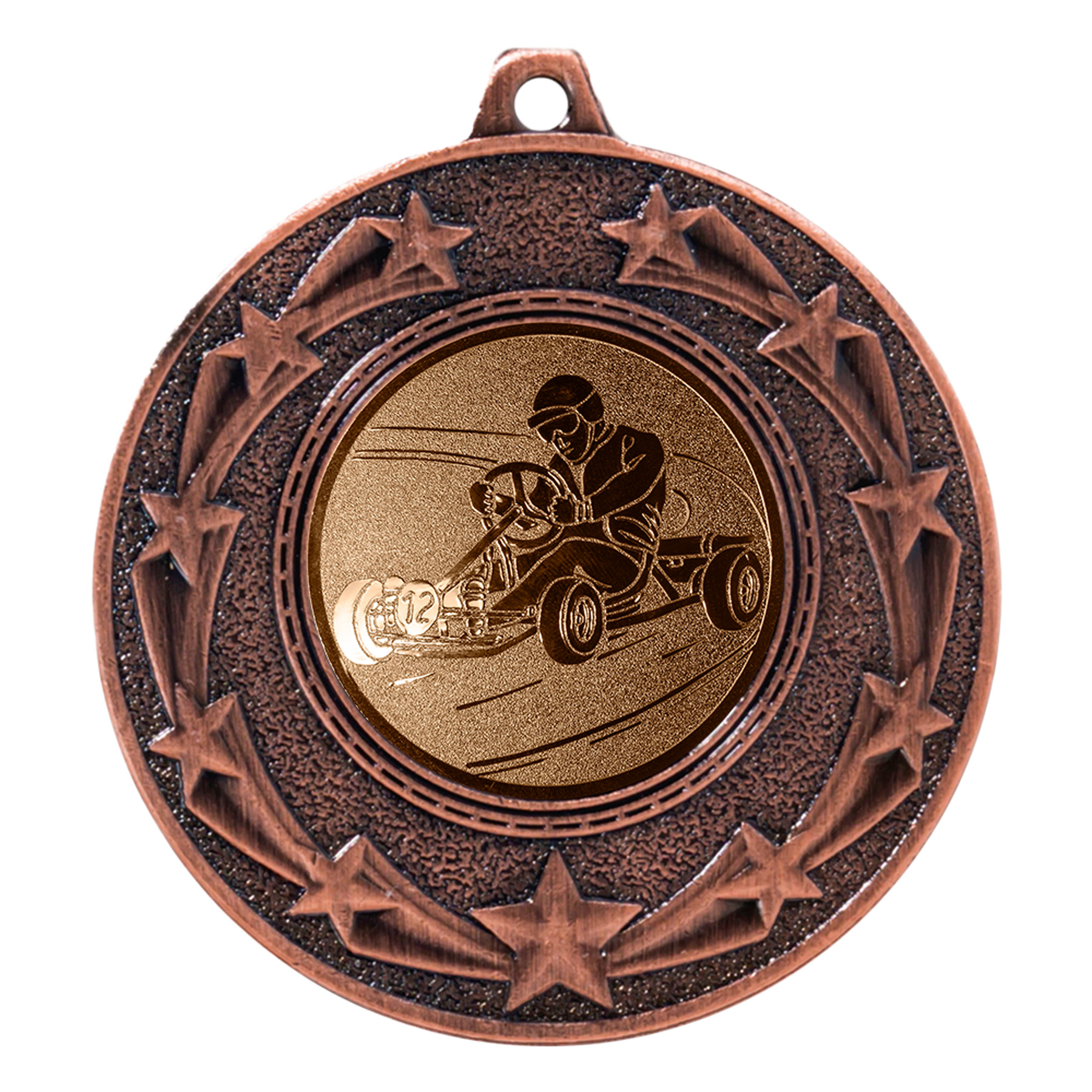 Produktbild von Kart-Medaille "Ginster" Ø 50 mm inkl. Kordel