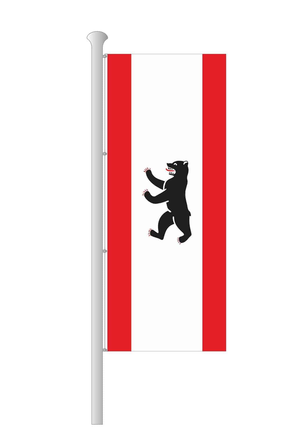 Produktbild 2 von Berlin-Hissfahne Hochformat