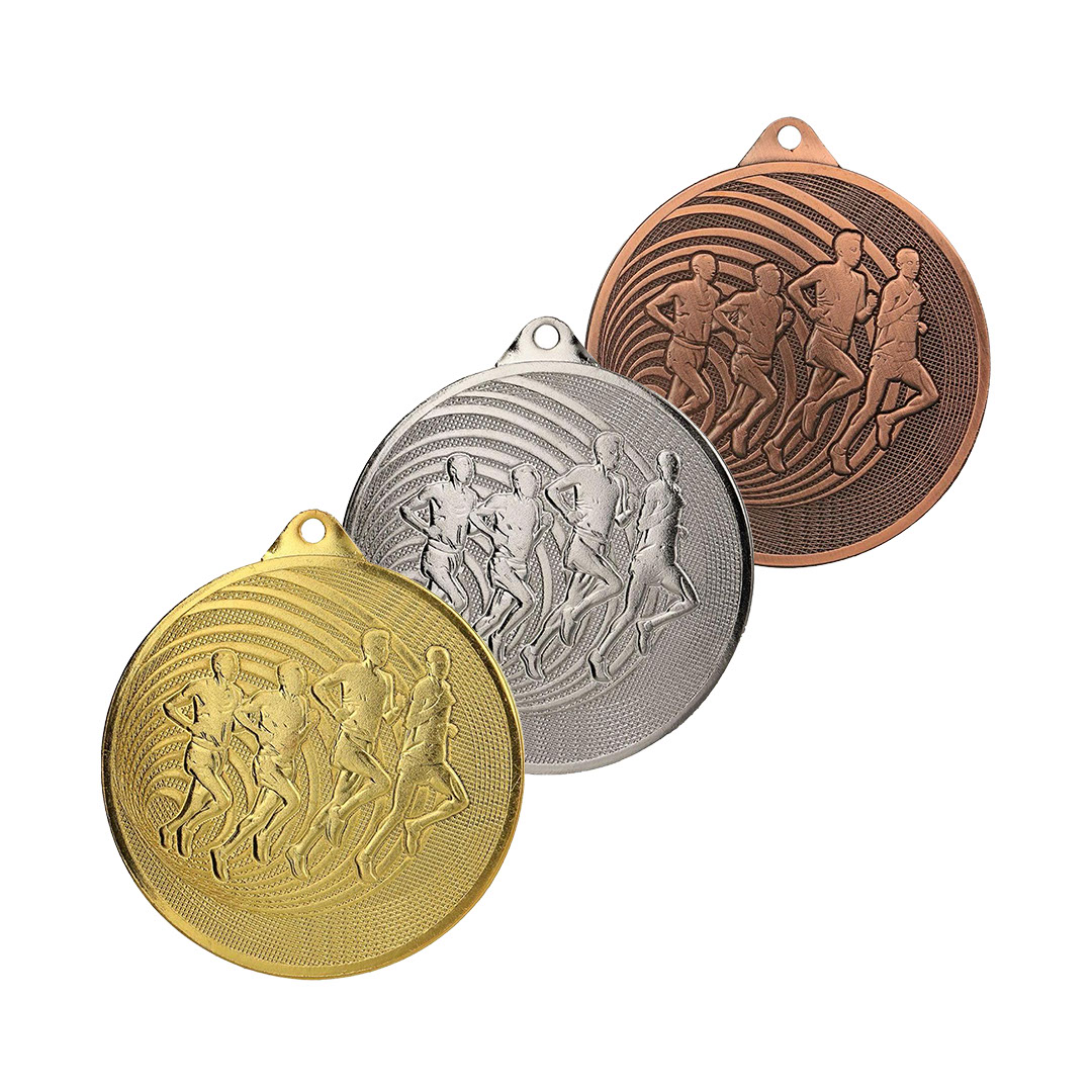 Produktbild von Laufsportmedaille "Accipiter" Ø 70 mm inkl. Kordel