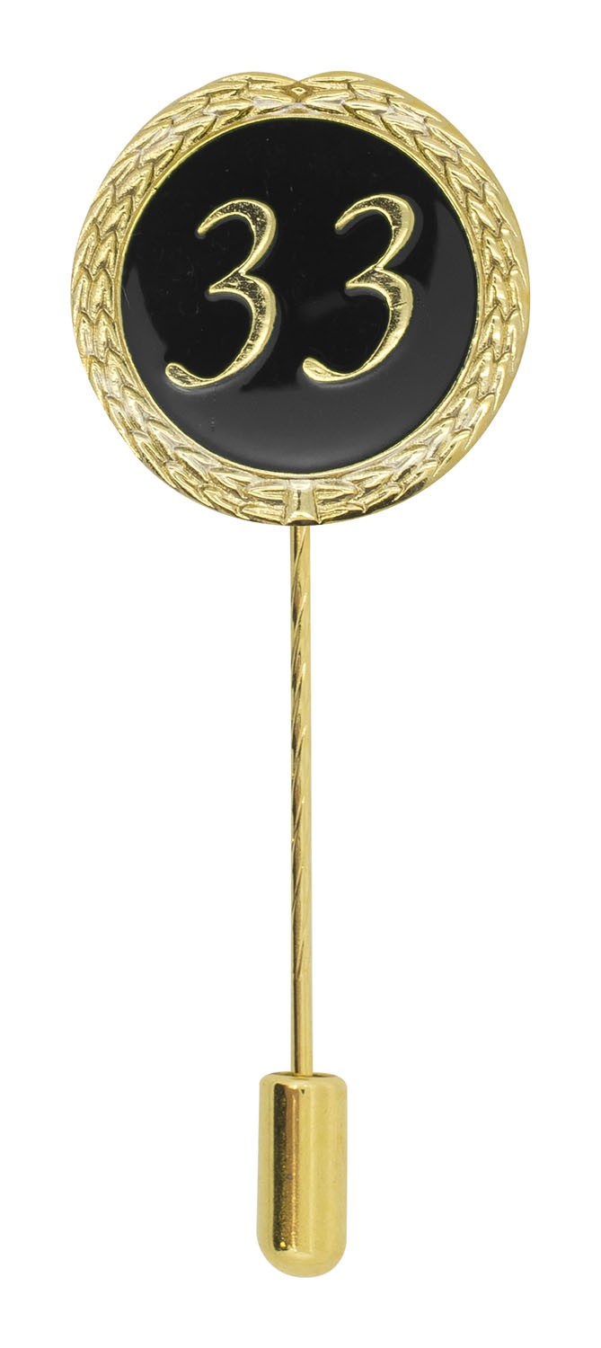 Hauptproduktbild von Anstecknadel 33 Jahre