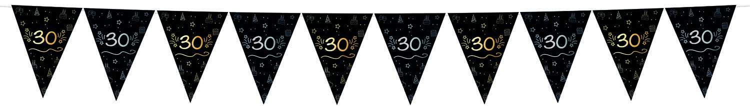 Produktbild von Wimpelkette – 30. Geburtstag – 4 Meter