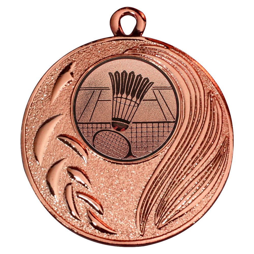 Produktbild von Badminton-Medaille "Freesien" Ø 50 mm inkl. Kordel