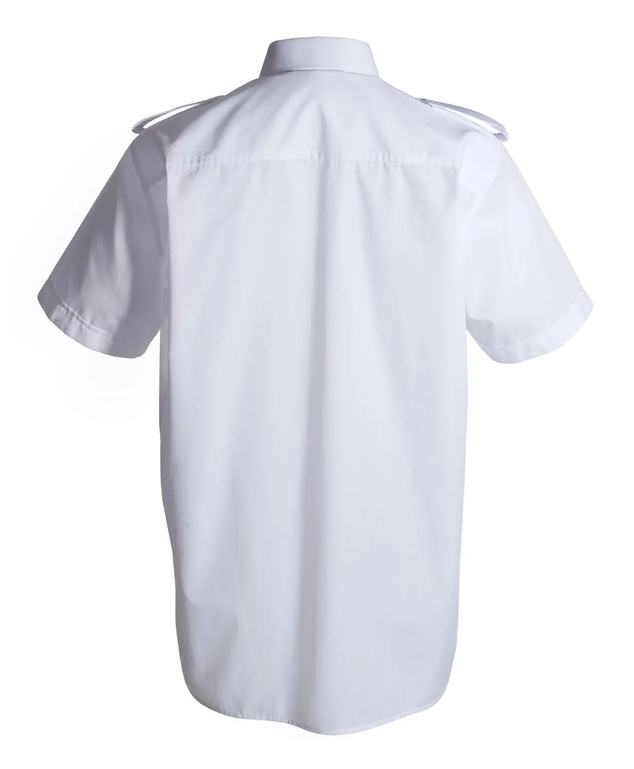 Schützenhemd - Pilotenhemd Kurzarm weiß