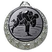 Produktbild 4 von Judo Medaille "Brixia" Ø 32mm mit Wunschemblem und Band