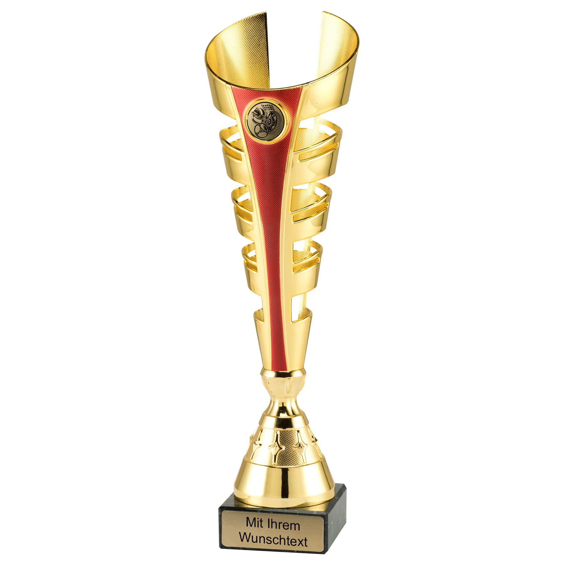 Produktbild von Motorsport-Pokale 3er Serie ET.445 gold-rot