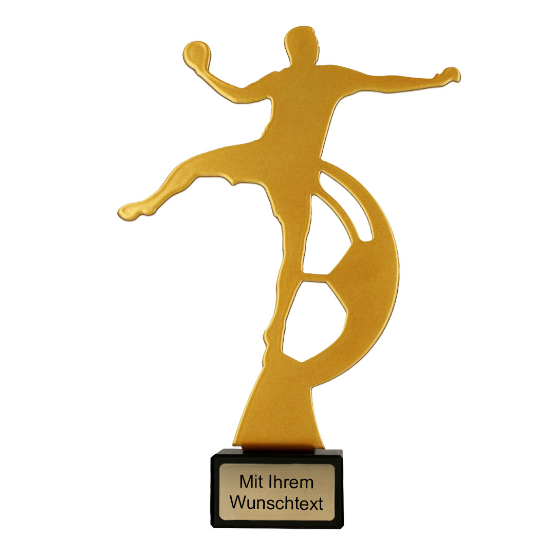 Produktbild von Metalltrophäe Handball "Hornblendit"