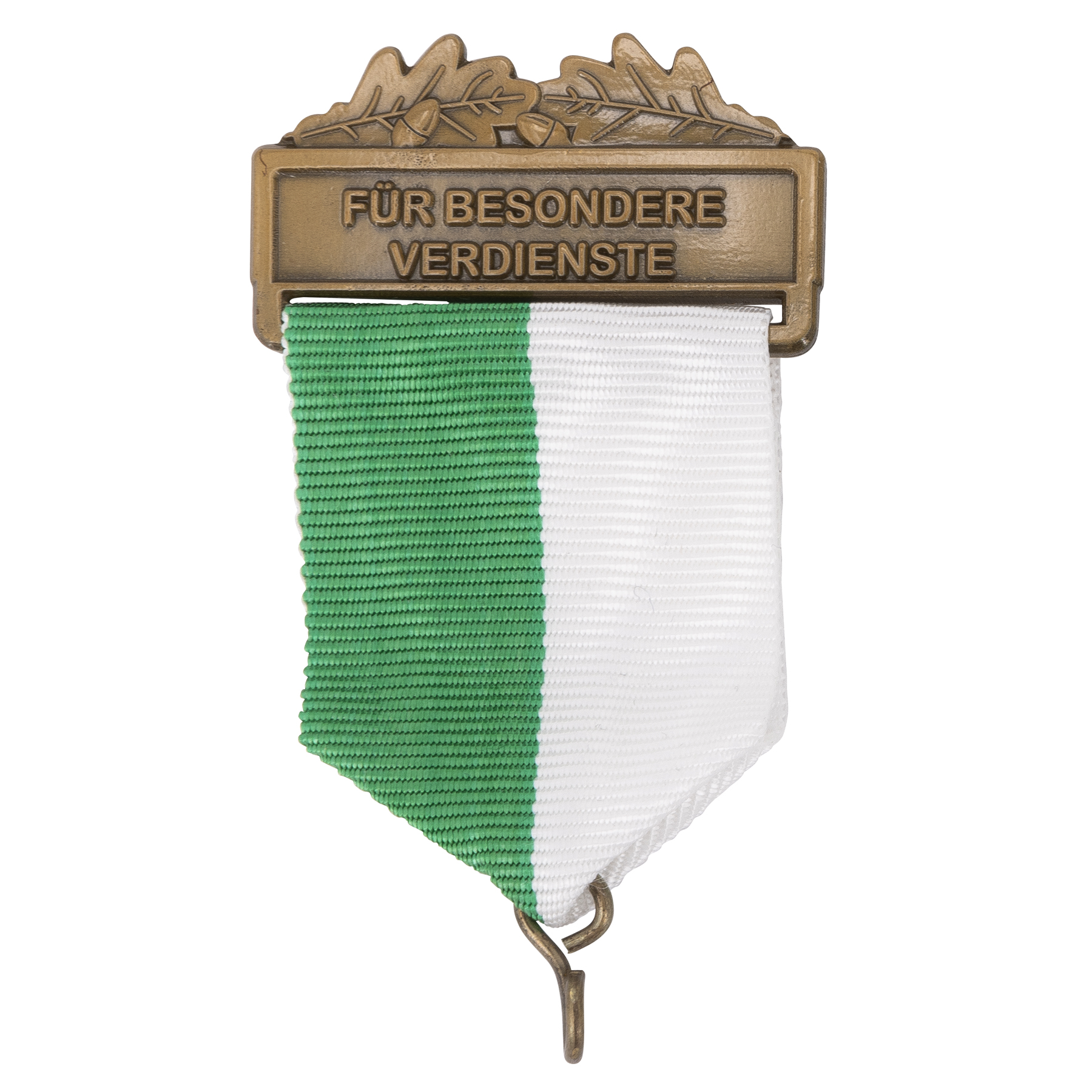 Hauptproduktbild von Bandschluppe "Für Besondere Verdienste" altgold