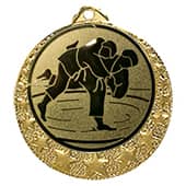 Produktbild 3 von Judo Medaille "Brixia" Ø 32mm mit Wunschemblem und Band