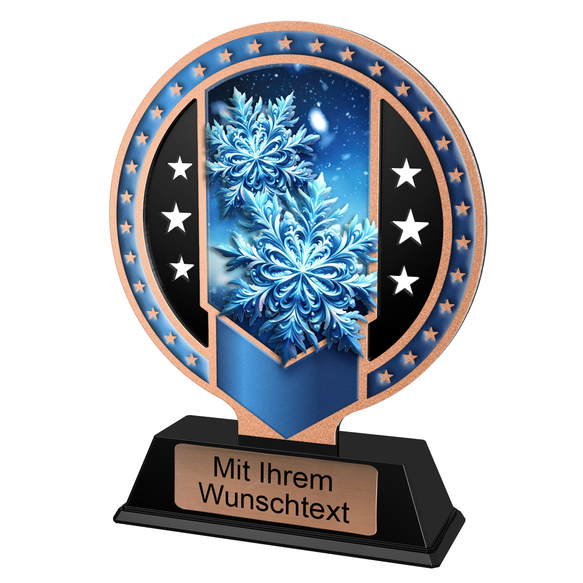 Produktbild von Metalltrophäe Winter 3er Serie SAM18