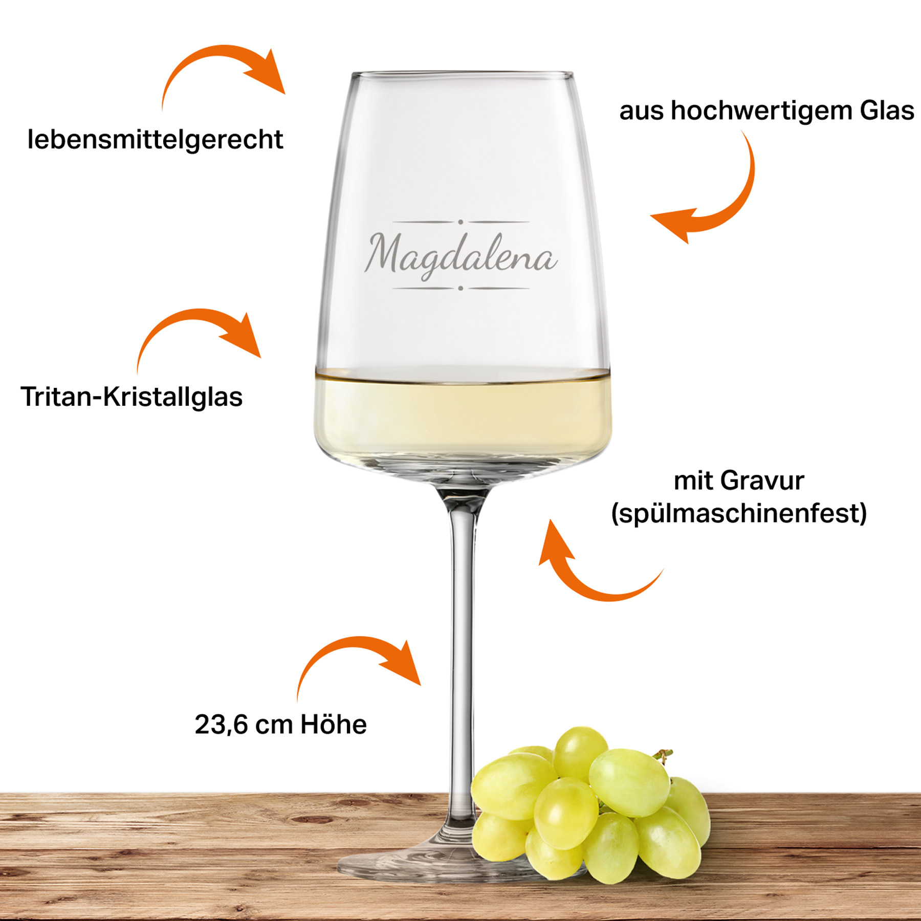 2x Weinglas Zwiesel Glas Weißweinglas VIVID SENSES 535ml 