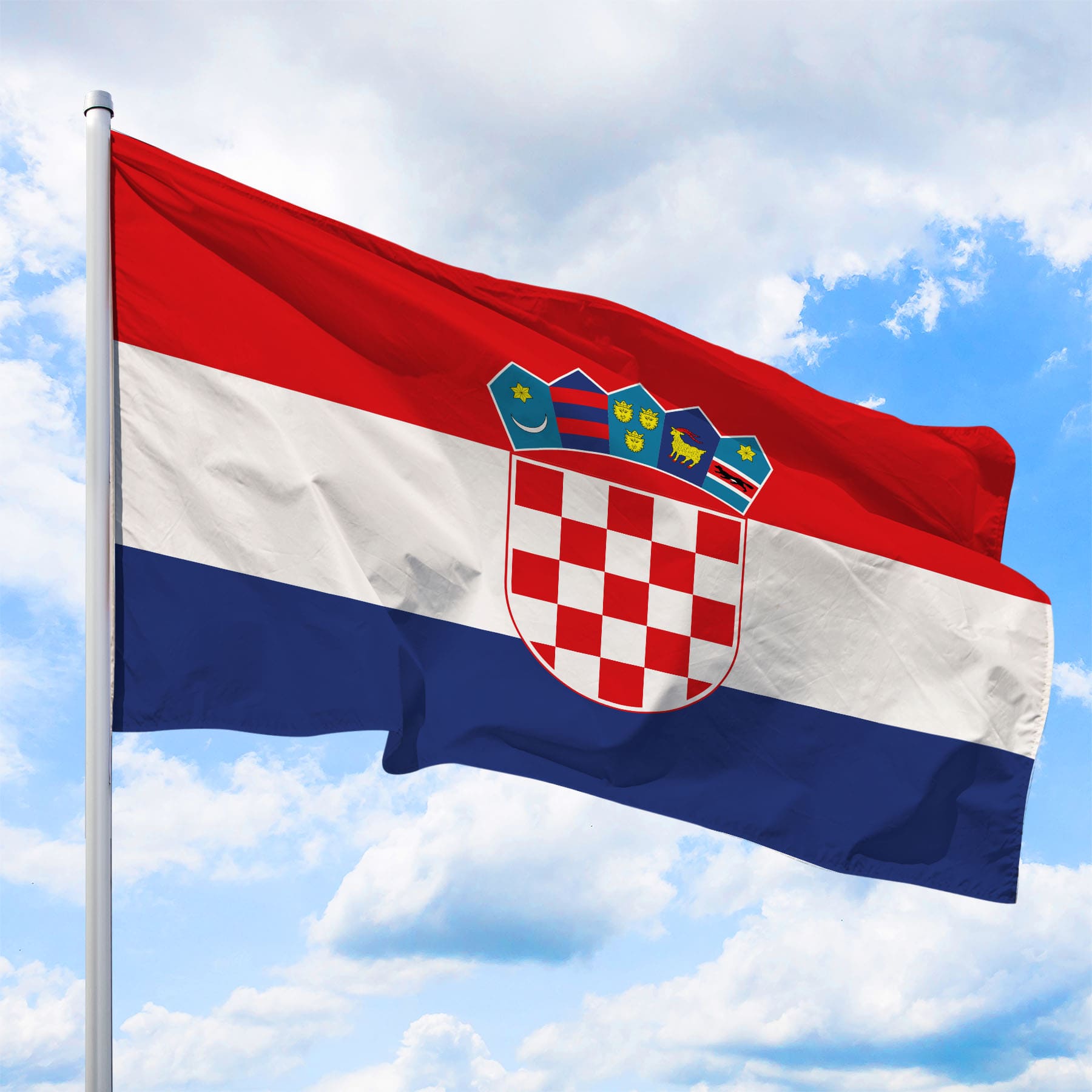Flagge Kroatien - Hissfahne Quer