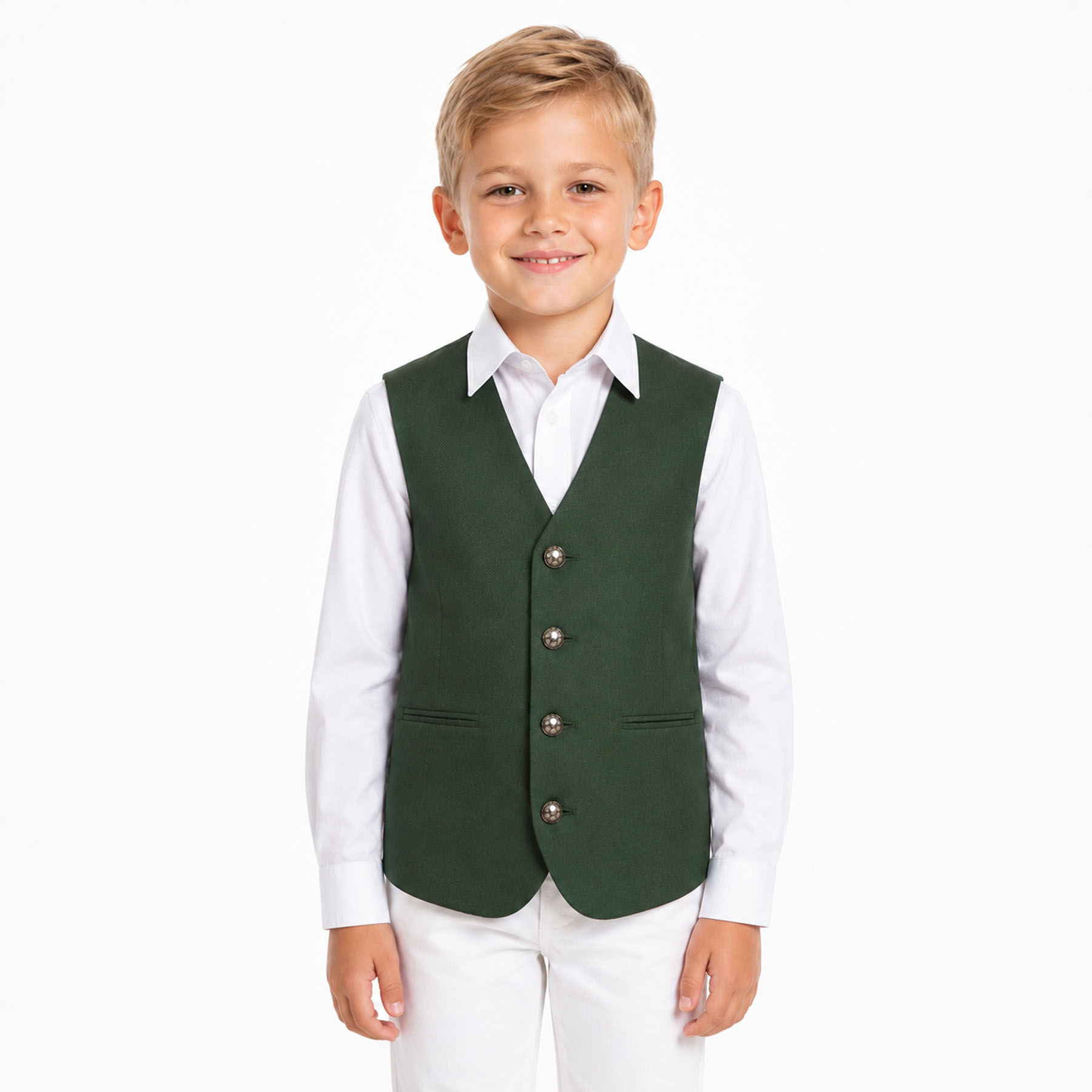 Produktbild von Kinderweste "Fabian" dunkelgrün