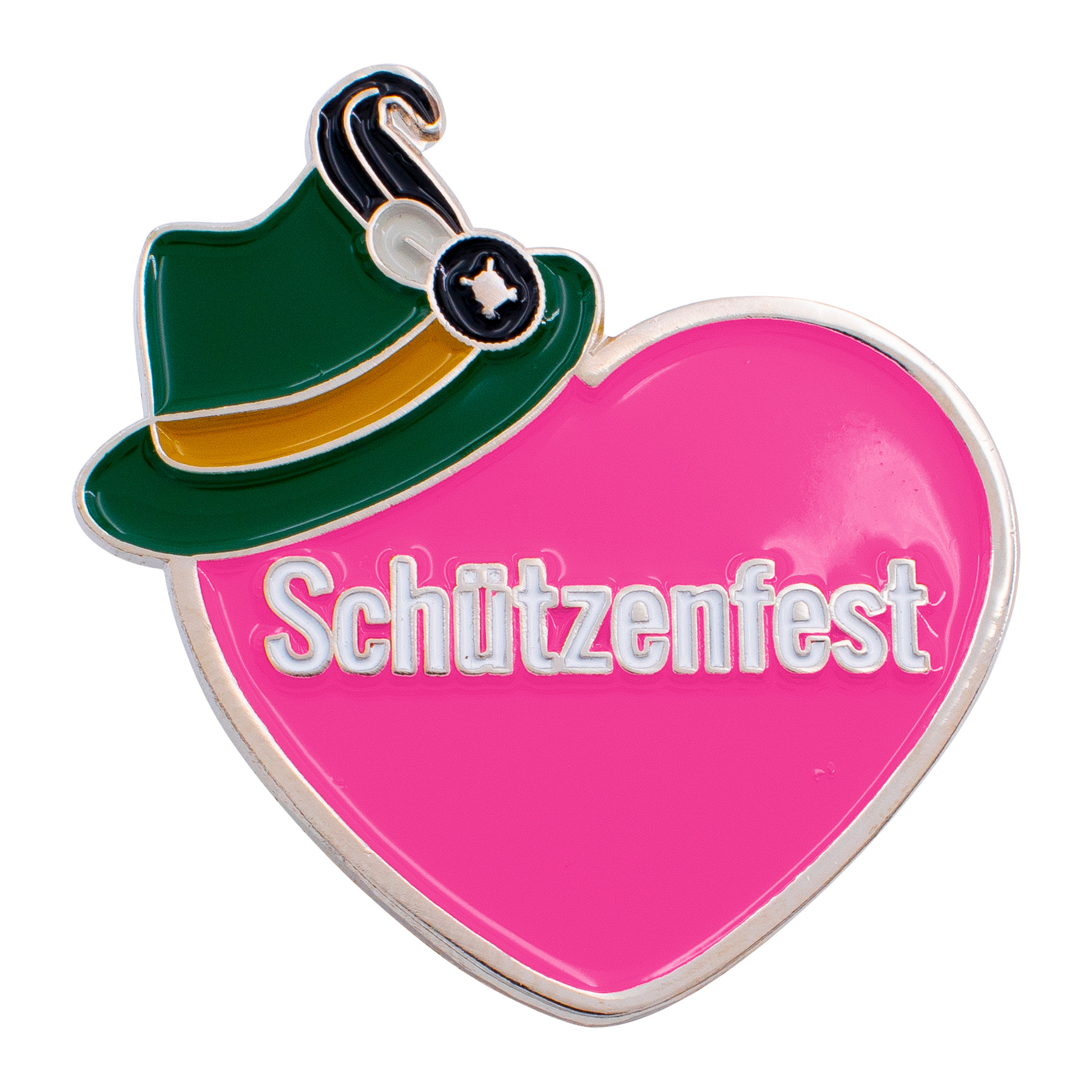 Produktbild von Herzpin "Schützenfest" (Farbe: pink)