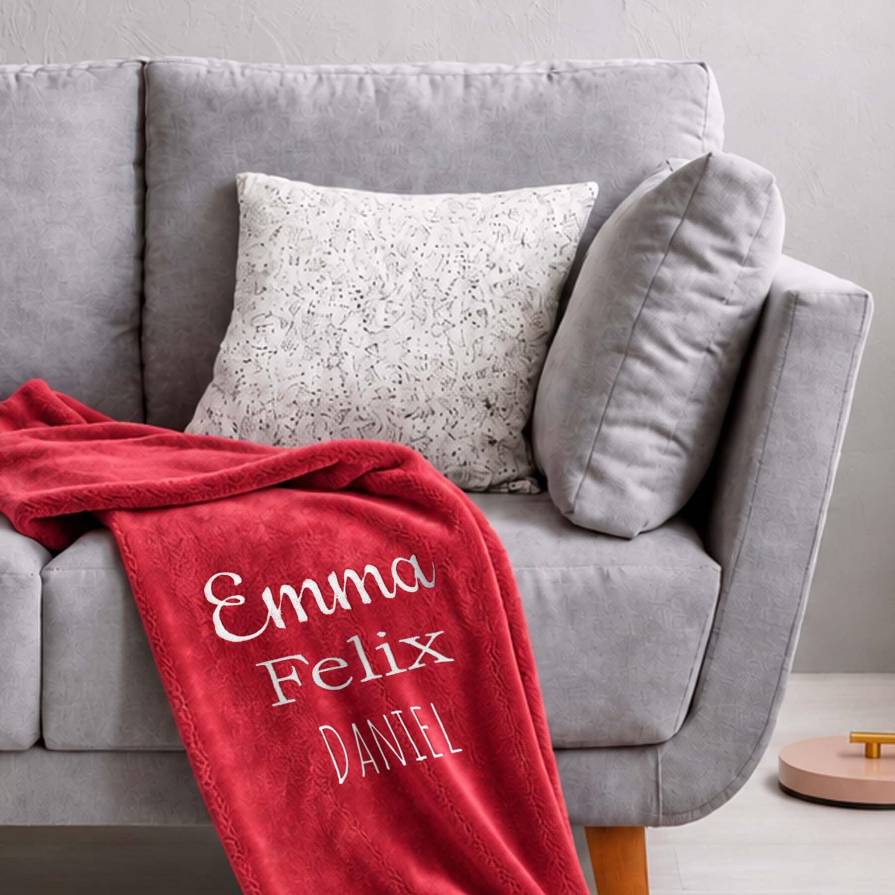 Produktbild von Kuscheldecke mit Name oder Wunschtext