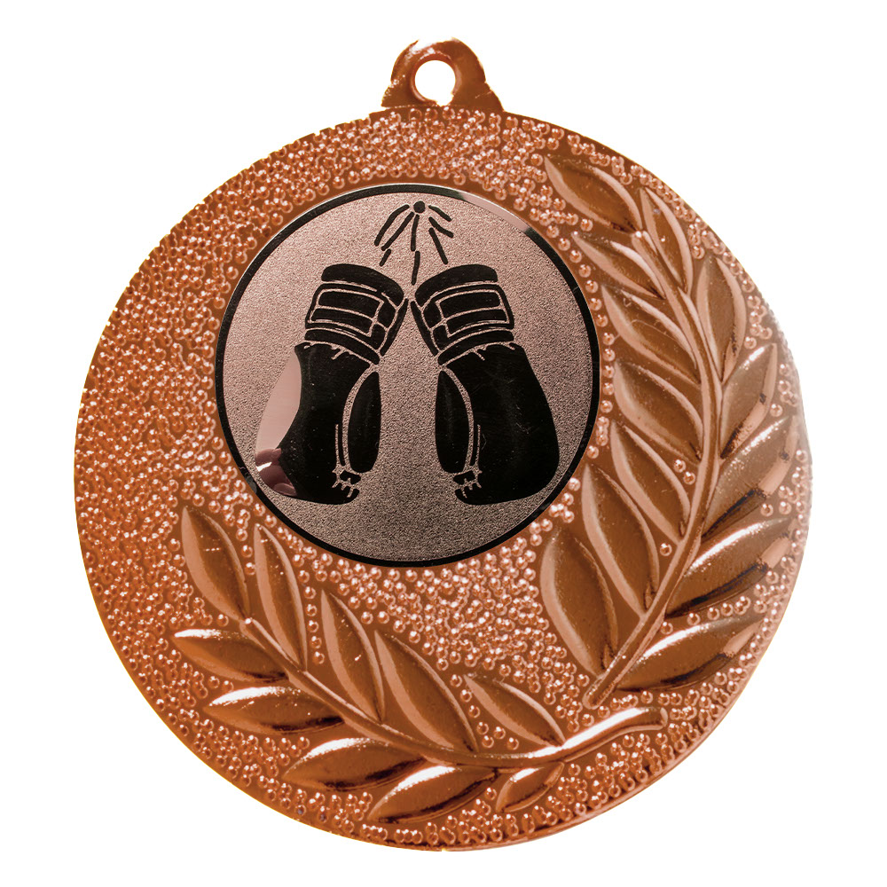 Produktbild von Box-Medaille "Gladiolen" Ø 50 mm inkl. Kordel