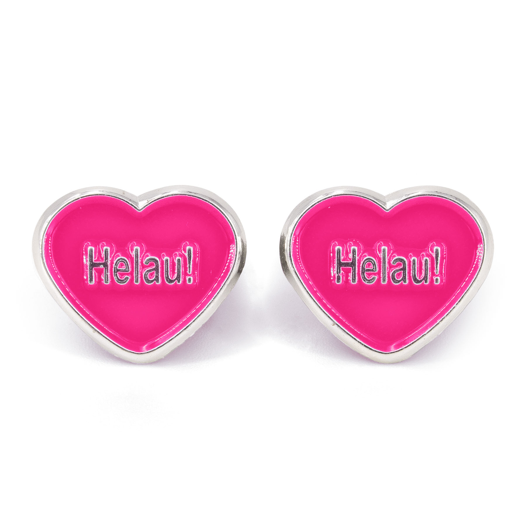 Hauptproduktbild von Herz-Ohrring "Helau!"