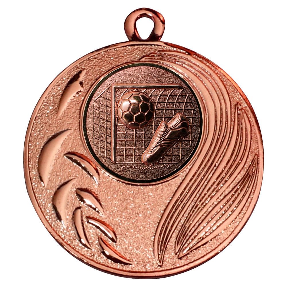 Produktbild von Fußball-Medaille "Freesien" Ø 50 mm inkl. Kordel