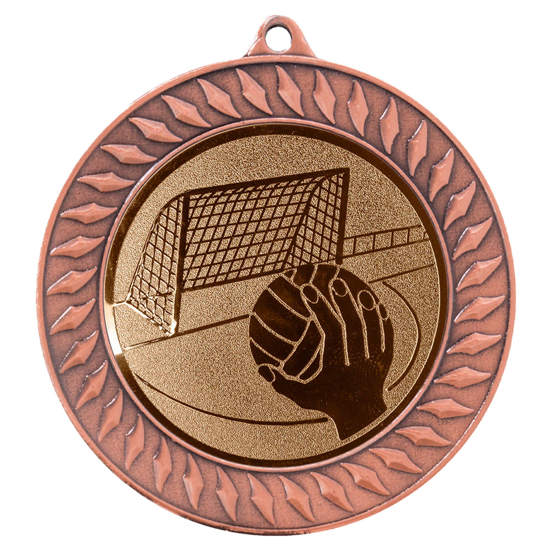 Produktbild von Handballmedaille "Orchideen" Ø 70 mm inkl. Kordel