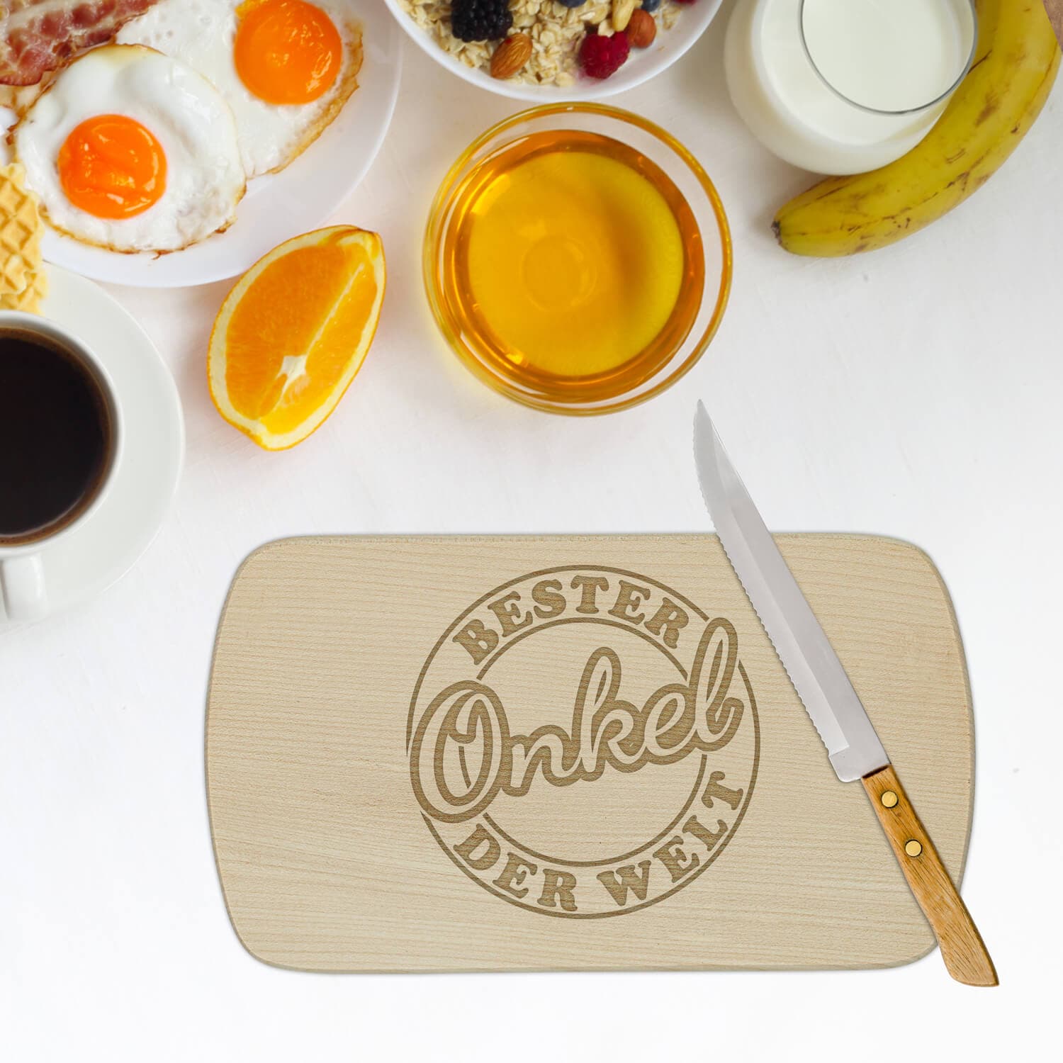 Produktbild 8 von Frühstücksbrettchen "Bester Onkel" mit verschiedenen Motiven
