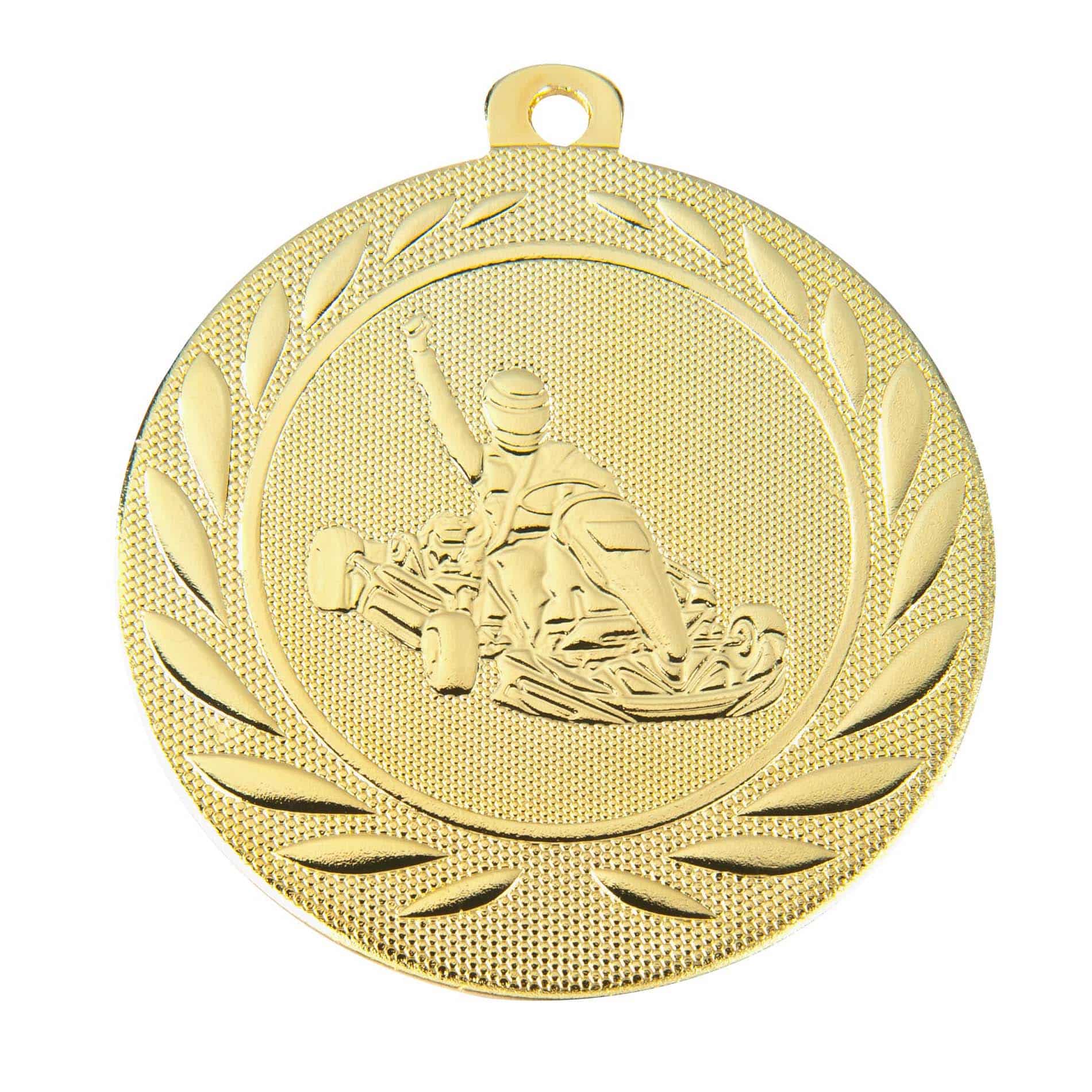 Produktbild von Medaille "Kartfahrer" Ø 50mm mit Band