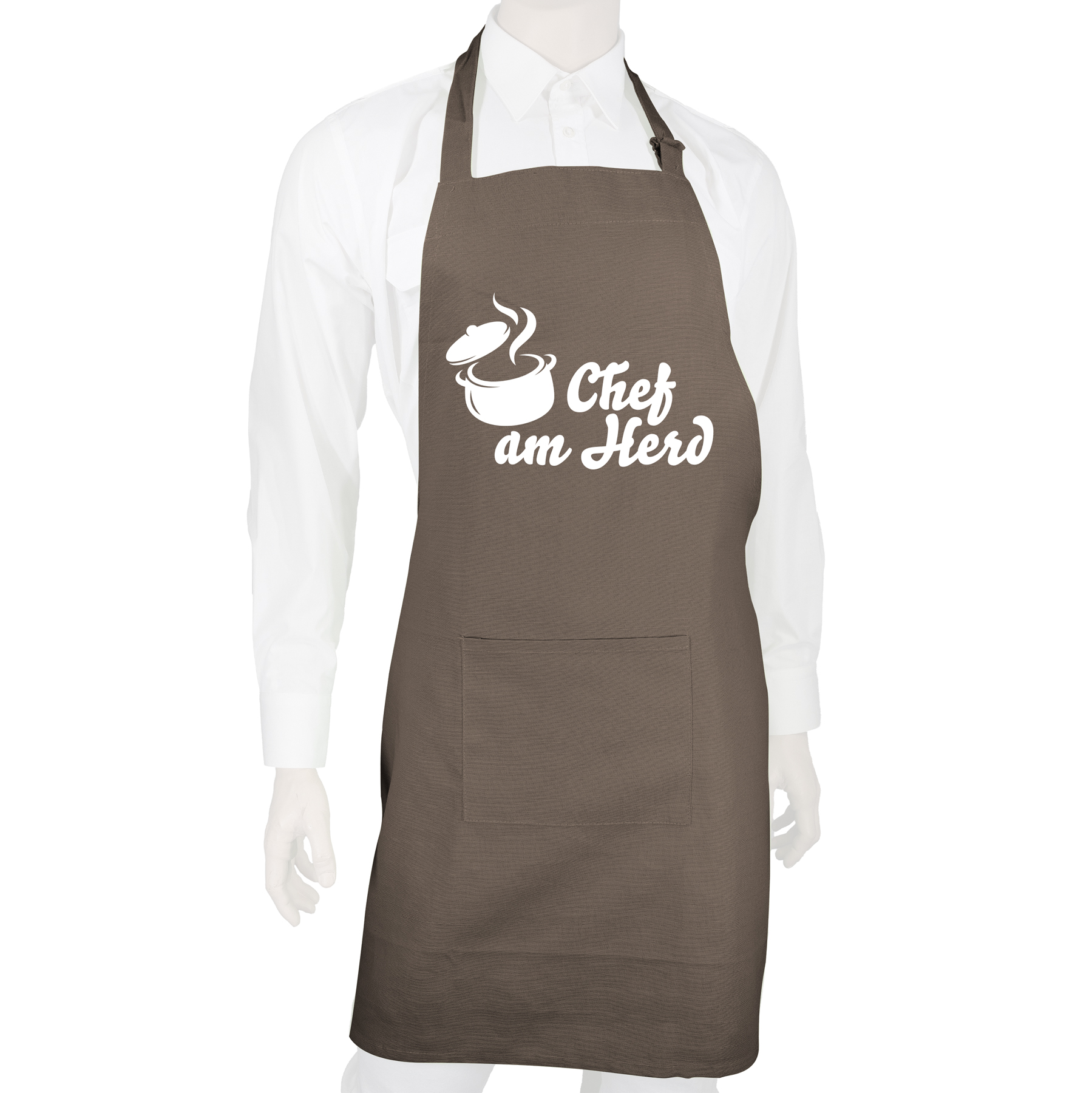 Produktbild von Grillschürze Kochschürze "Chef am Herd"