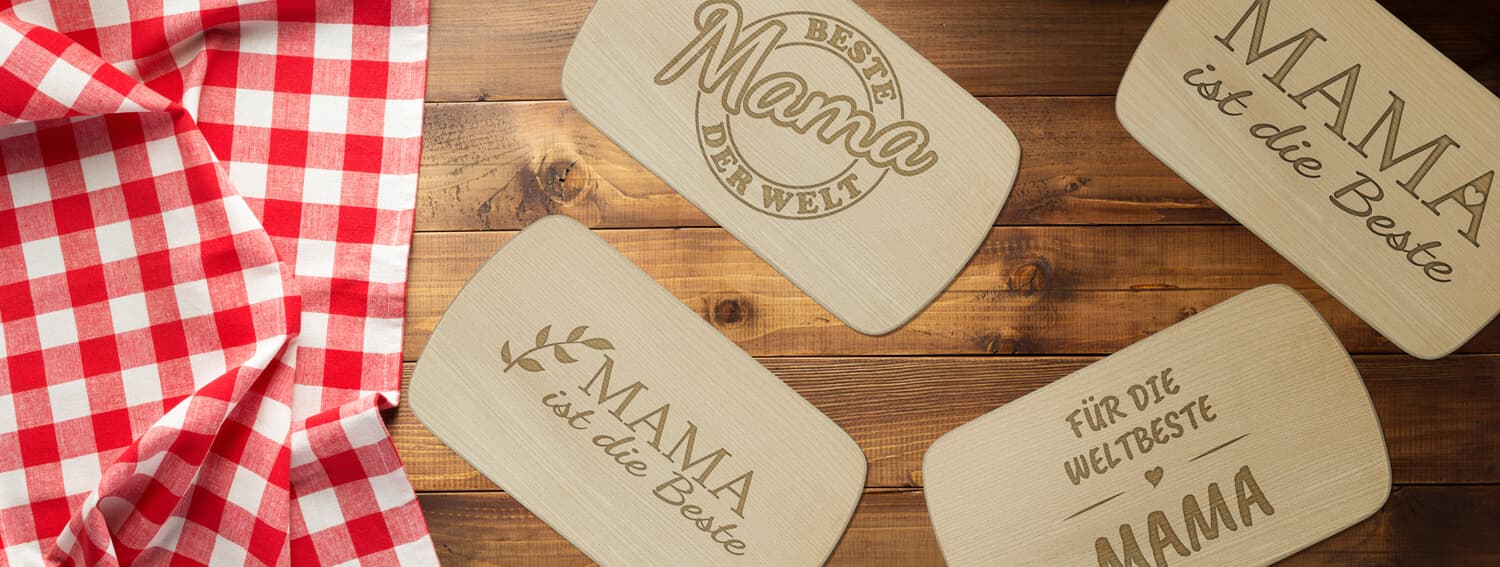 Produktbild 5 von Frühstücksbrettchen "Beste Mama" mit verschiedenen Motiven