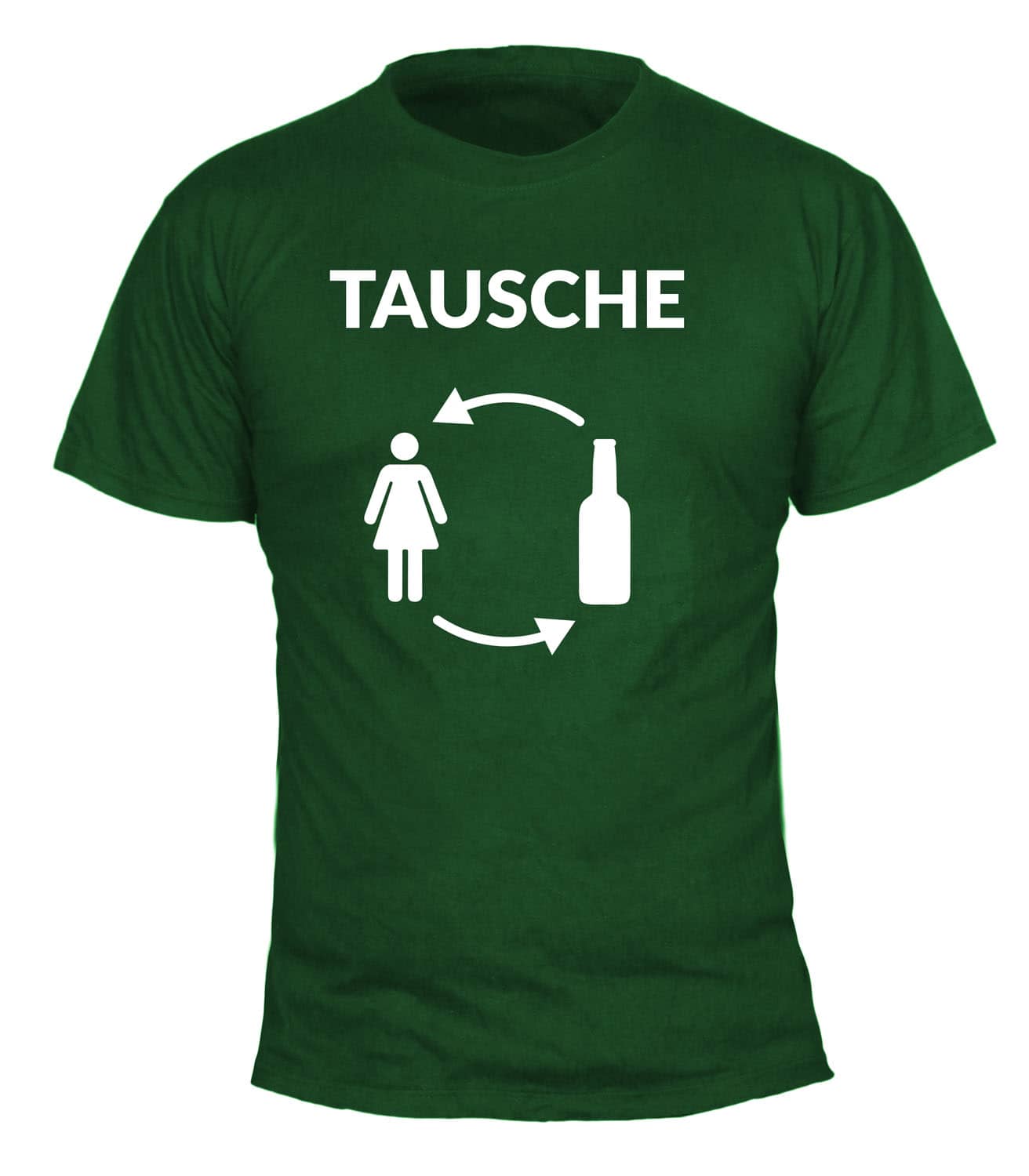 Produktbild von T-Shirt "Tausche Frau gegen Bier" - Herren