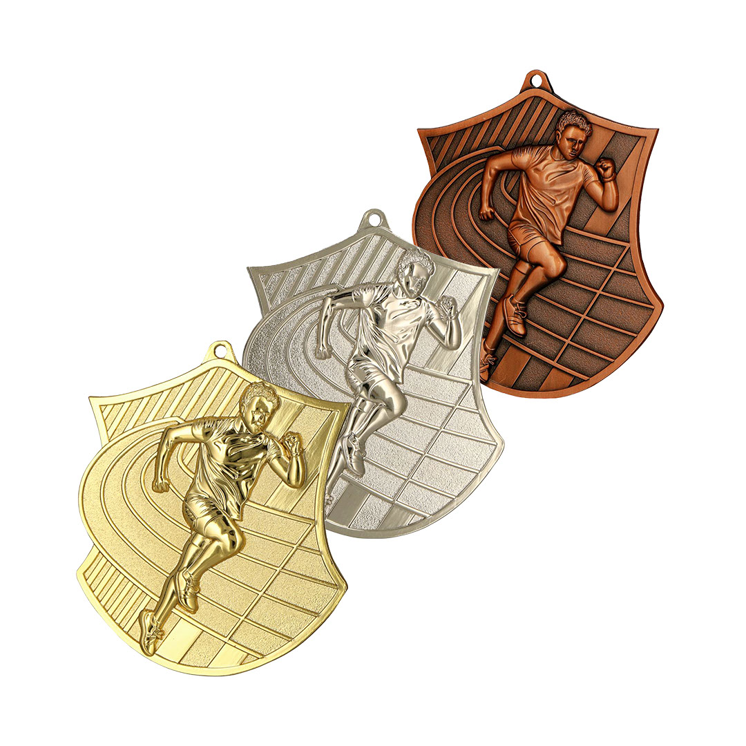 Produktbild von Laufsportmedaille "Lydit" inkl. Kordel