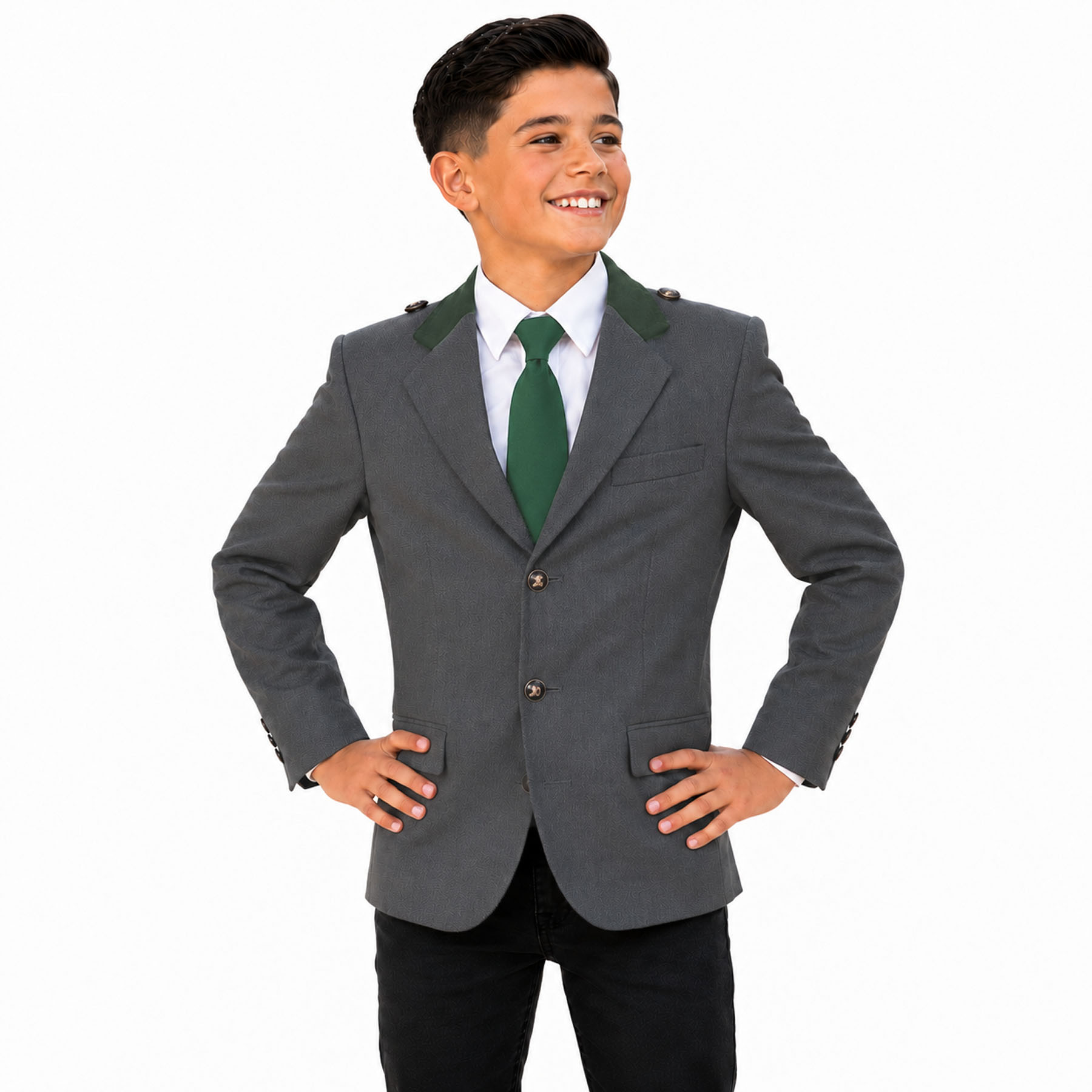 Produktbild von Schützenjacke "Lukas" für Kinder dunkelgrau