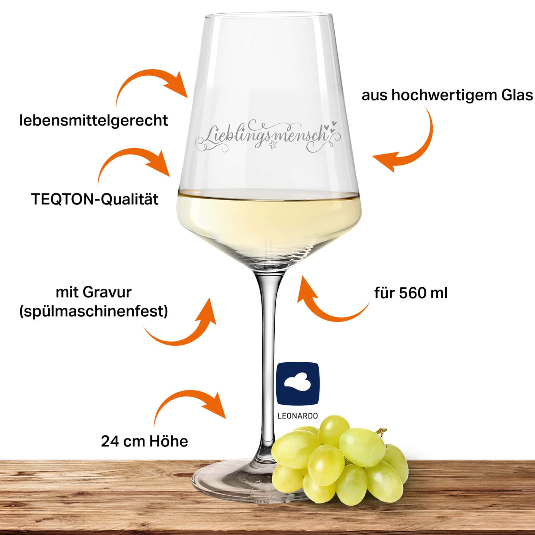 Leonardo Weißweinglas PUCCINI 560ml