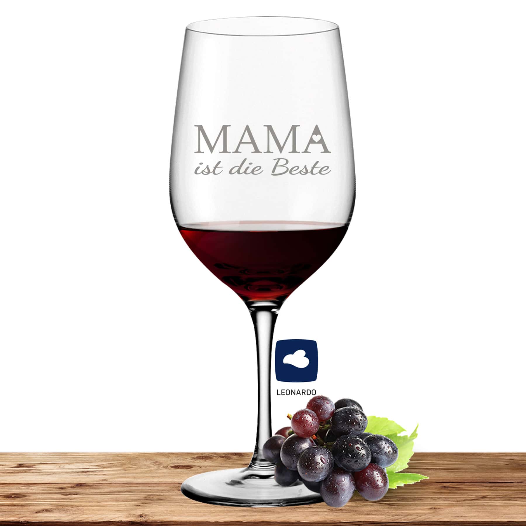 Leonardo Rotweinglas 610ml Ciao+ "Mama ist die Beste"