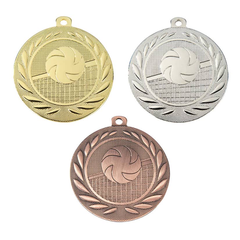 Medaille "Volleyball" Ø 50mm mit Band