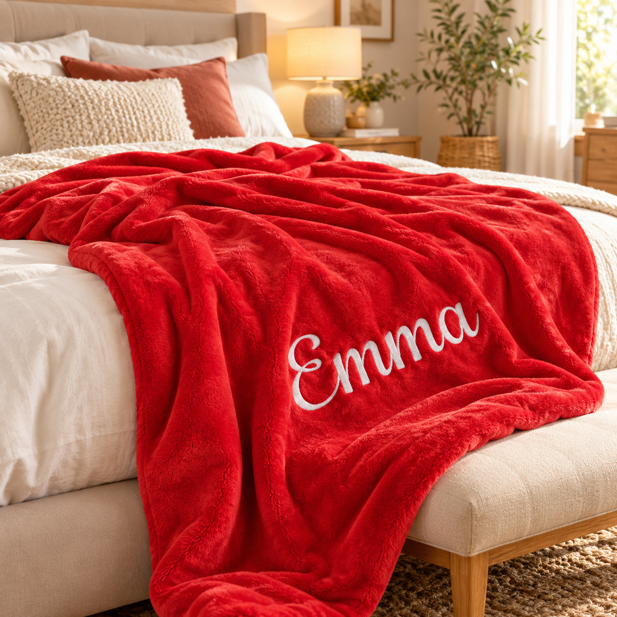 Produktbild von Kuscheldecke mit Name oder Wunschtext