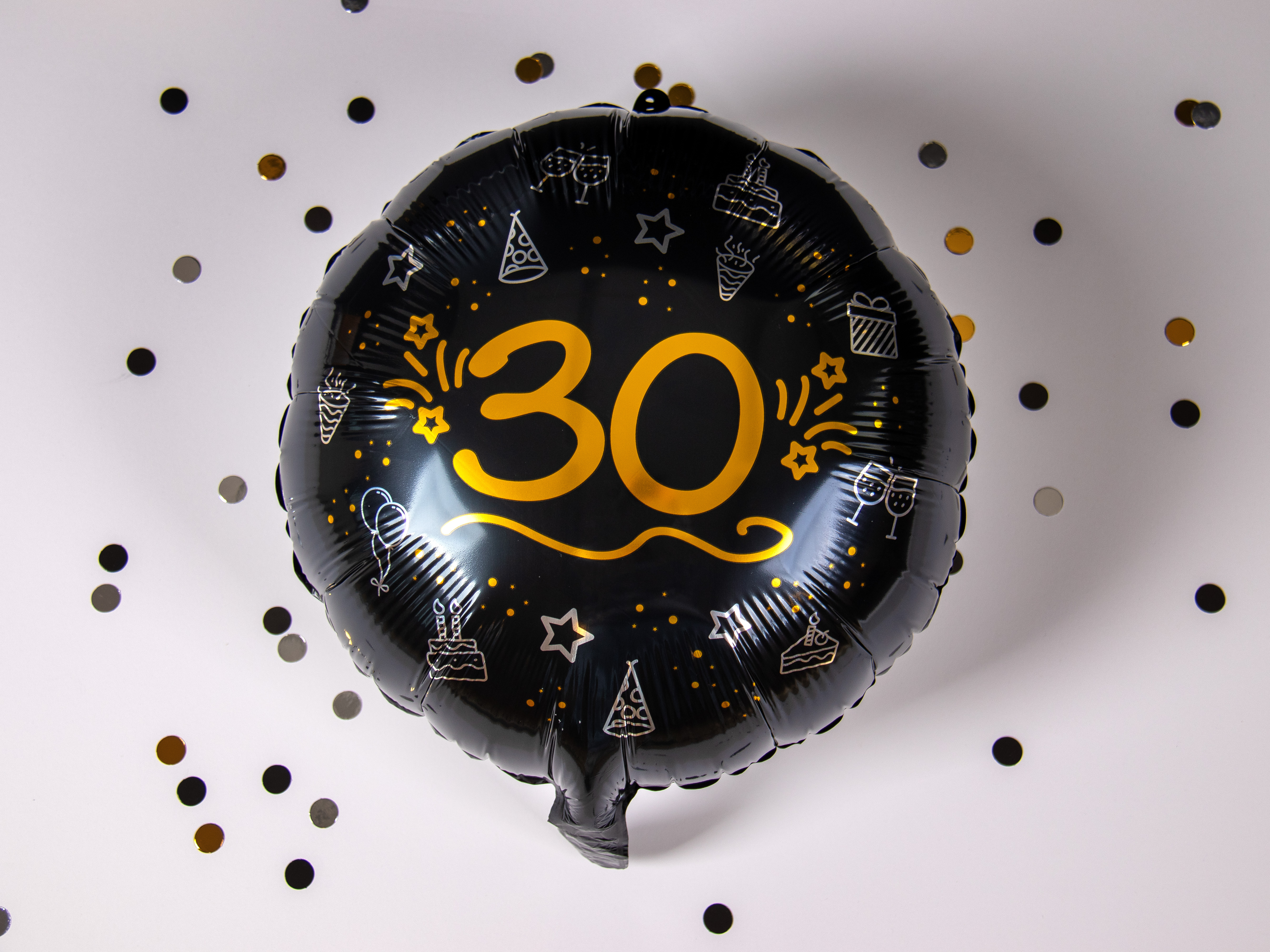 Produktbild 2 von Folienballon 30. Geburtstag - 45cm