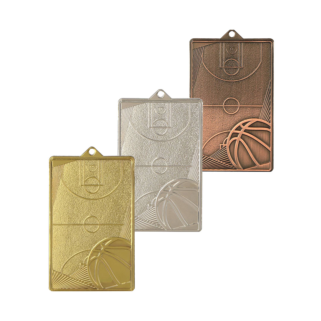 Produktbild von Basketballmedaille "Biolithe" inkl. Kordel