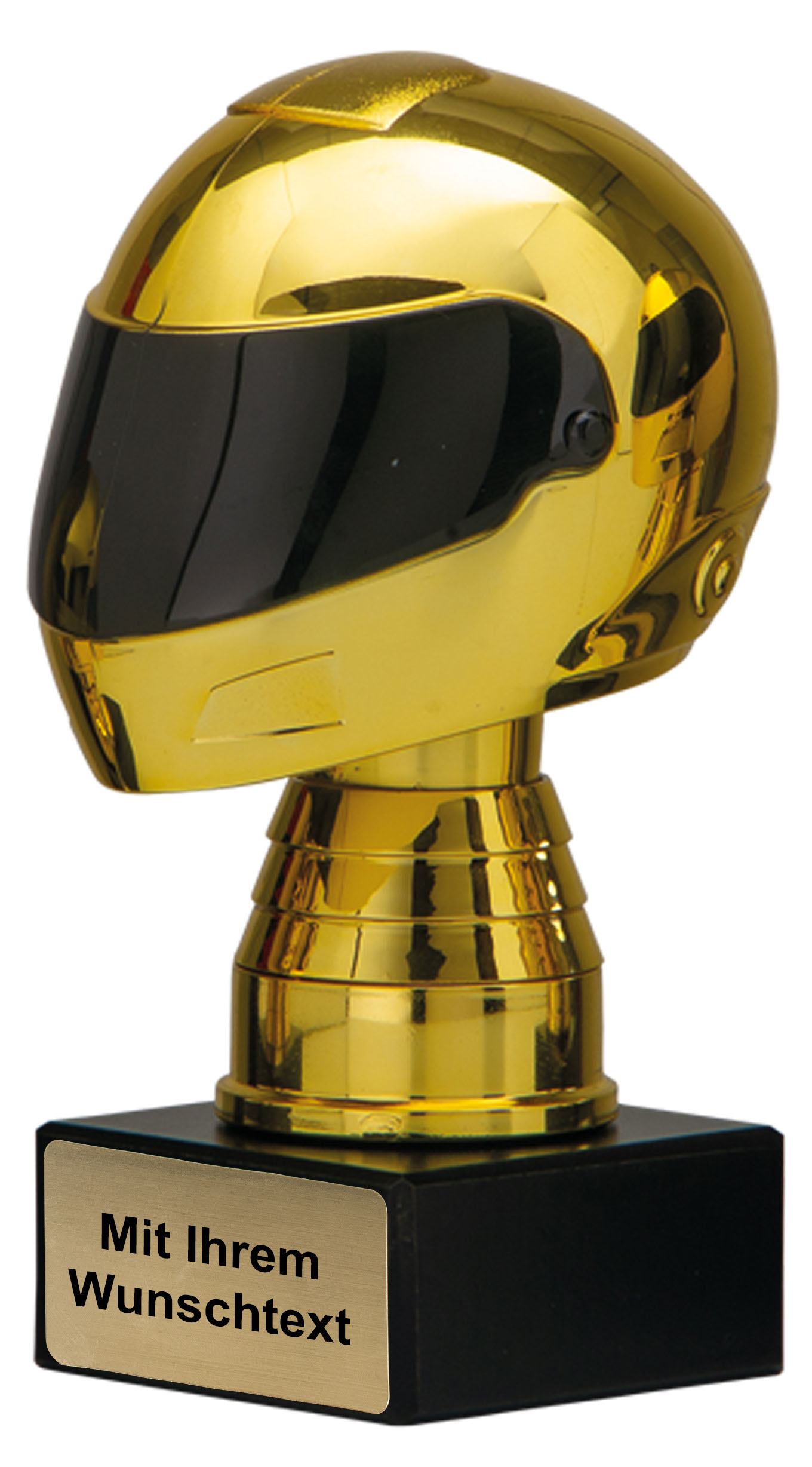 Produktbild von Figurpokal "Helm" 3er Serie AK5426 gold